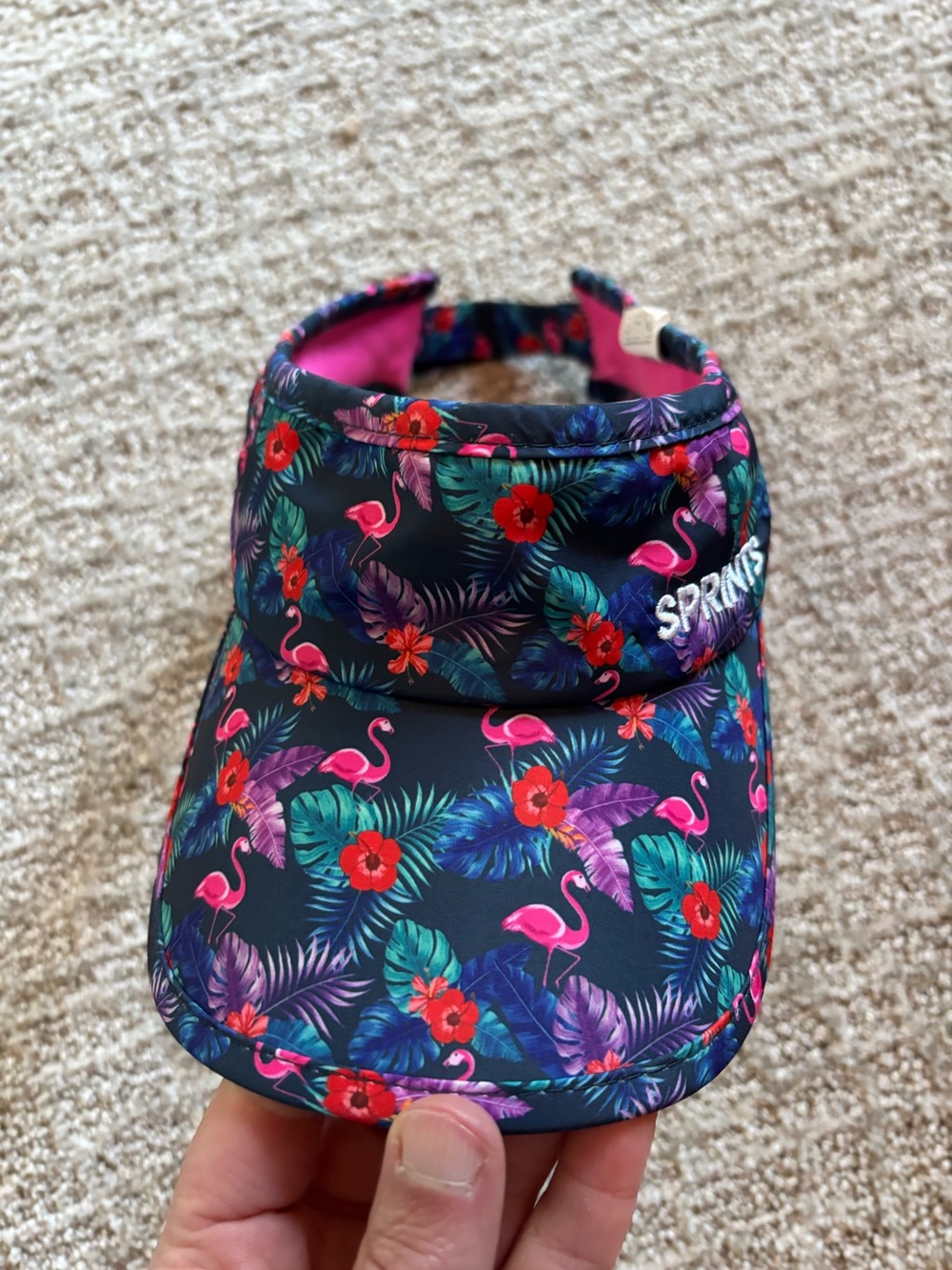 Sprints Flamingo Running Visor